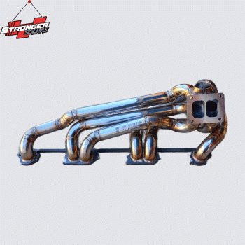 COLETOR DE ESCAPE OMEGA 6CIL (inox)