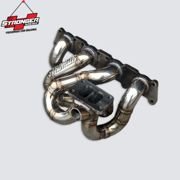 COLETOR DE ESCAPE  AUDI - 20V   A3/S3/GOLF AO GOL (inox)