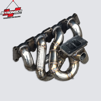 COLETOR DE ESCAPE  AUDI - 20V   A3/S3/GOLF AO GOL (inox)