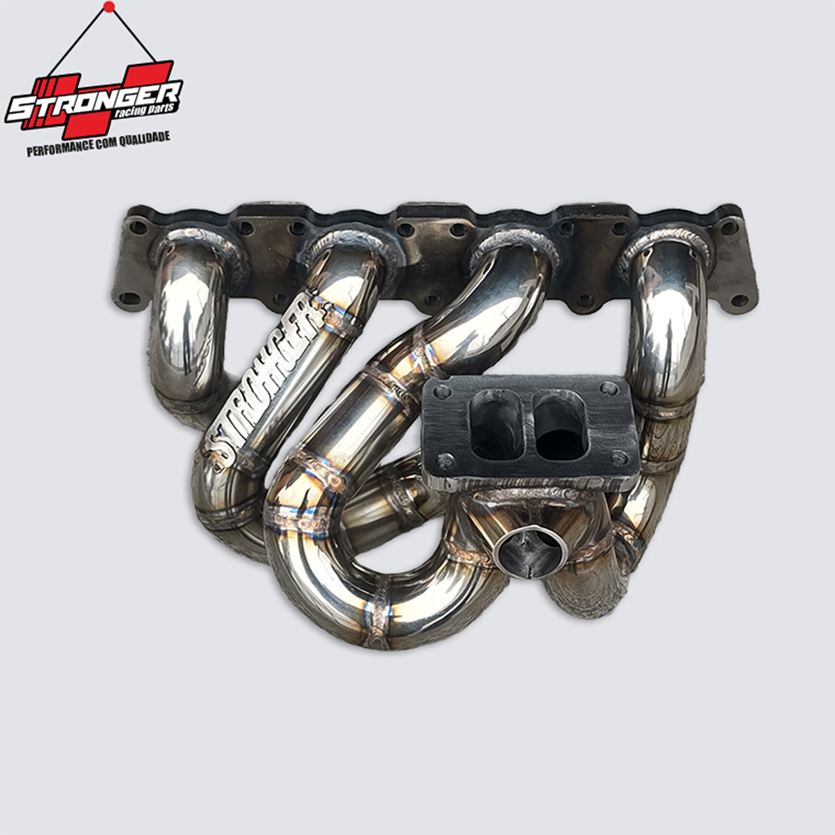 COLETOR DE ESCAPE  AUDI - 20V   A3/S3/GOLF AO GOL (inox)