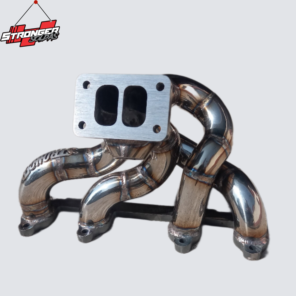 COLETOR DE ESCAPE AP - FLUXO CRUZADO GOL QUADRADO AO G4 (inox)